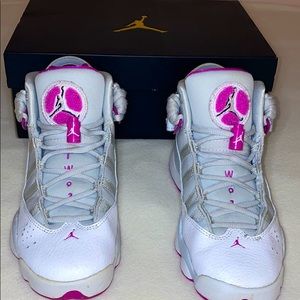 5M/6.5W Air Jordan Six Rings Pink/Platinum Fuchsia